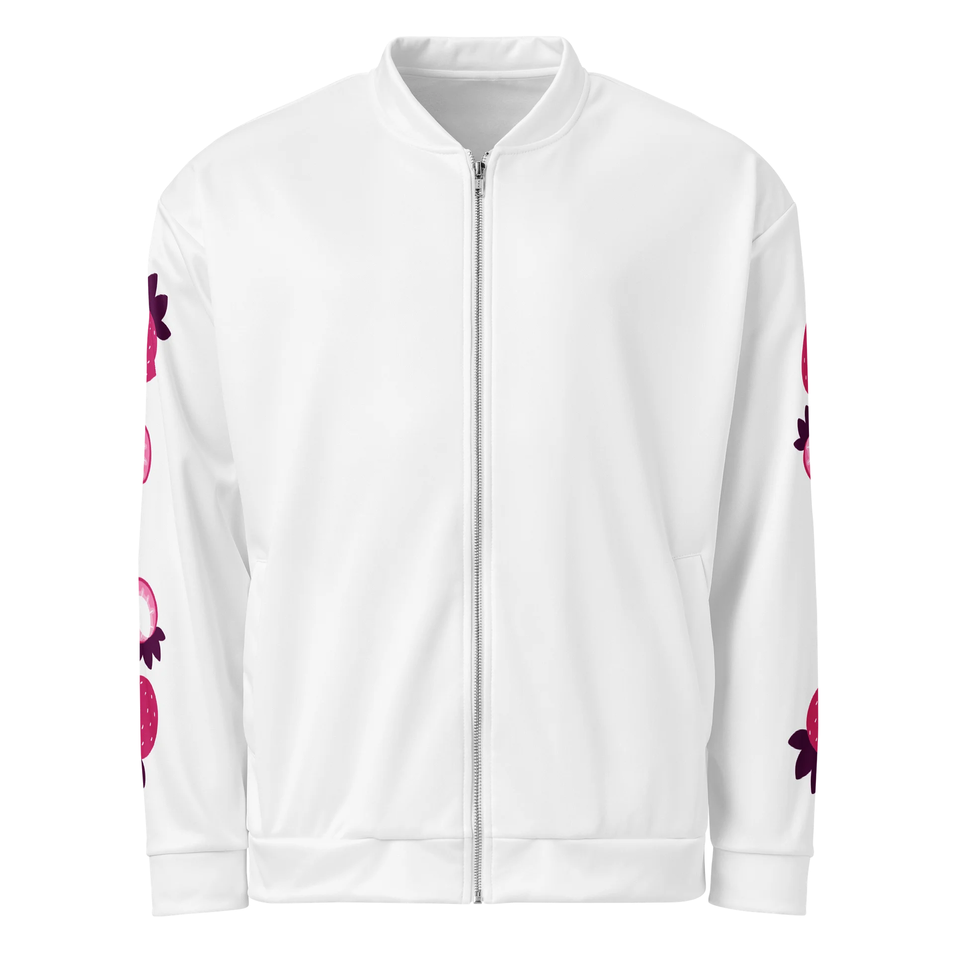 Berry Print Bomber Jacket product image (3)