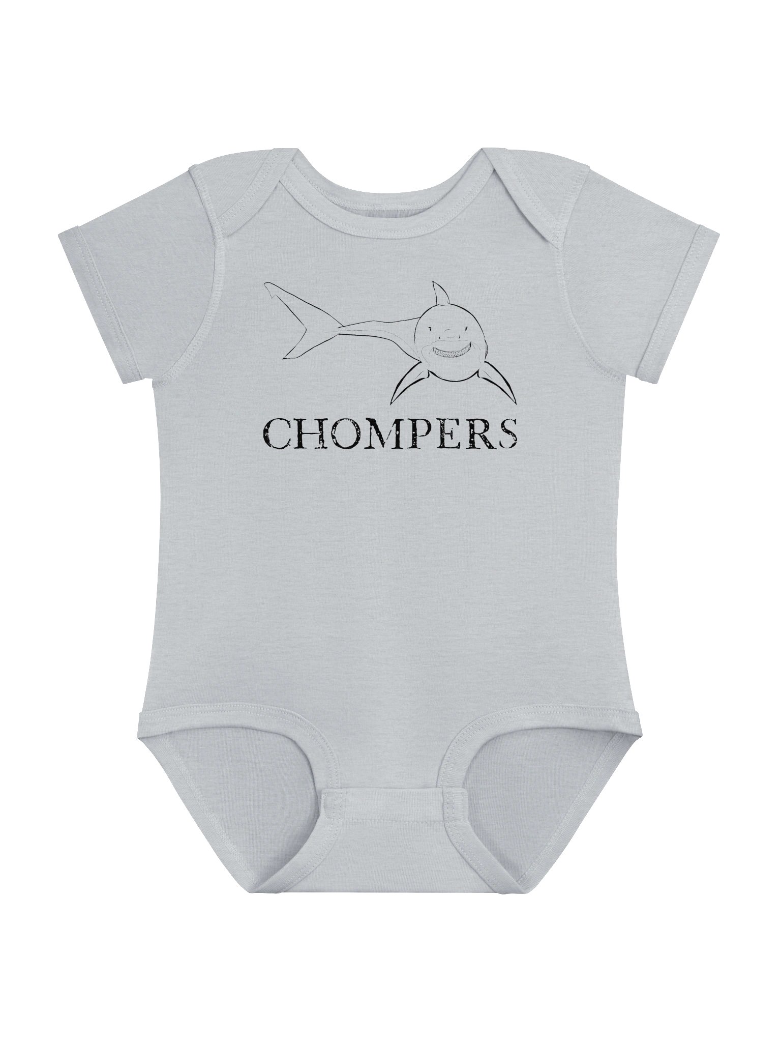 CHOMPERS — Baby Great White Bodysuit product image (1)