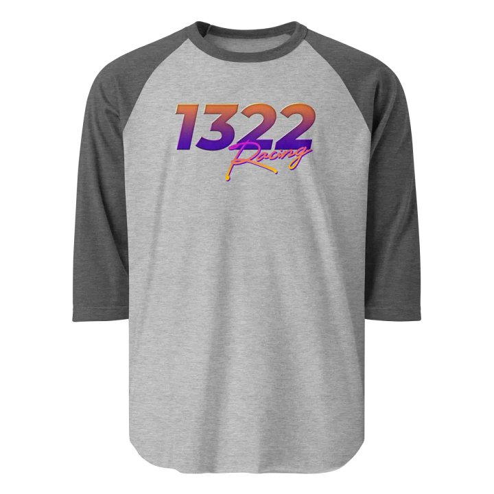 1322 Racing Baseball Tee product image (1)