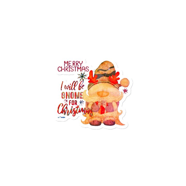 I WILL BE GNOME FOR CHRISTMAS product image (1)