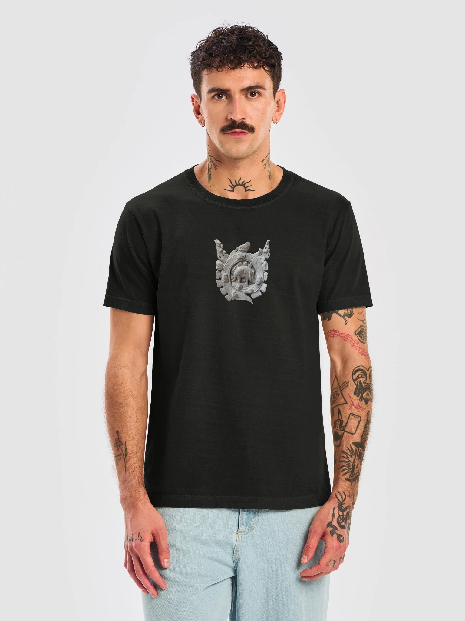 Stegosaurus at Ta Prohm | Cambodia Megalithic T-Shirt product image (3)