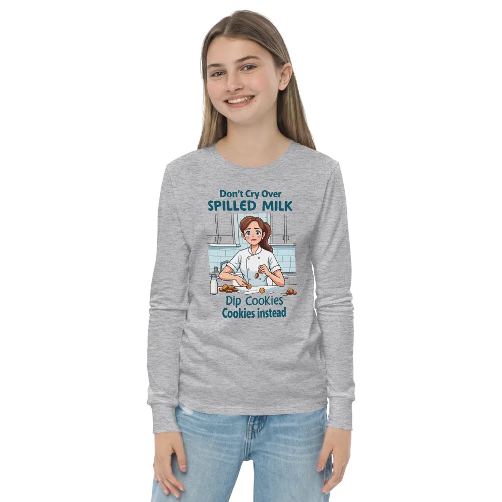 Spilled Milk, Dipped Cookies Long Sleeve Tee product image (20)
