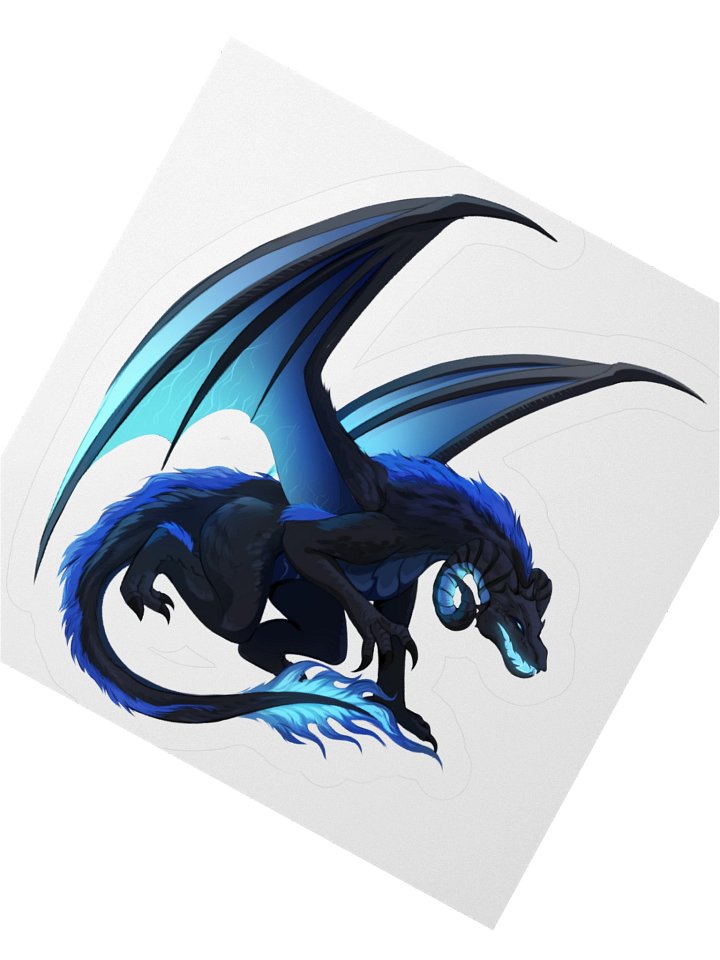 Aqwamog Dragon Sticker product image (5)