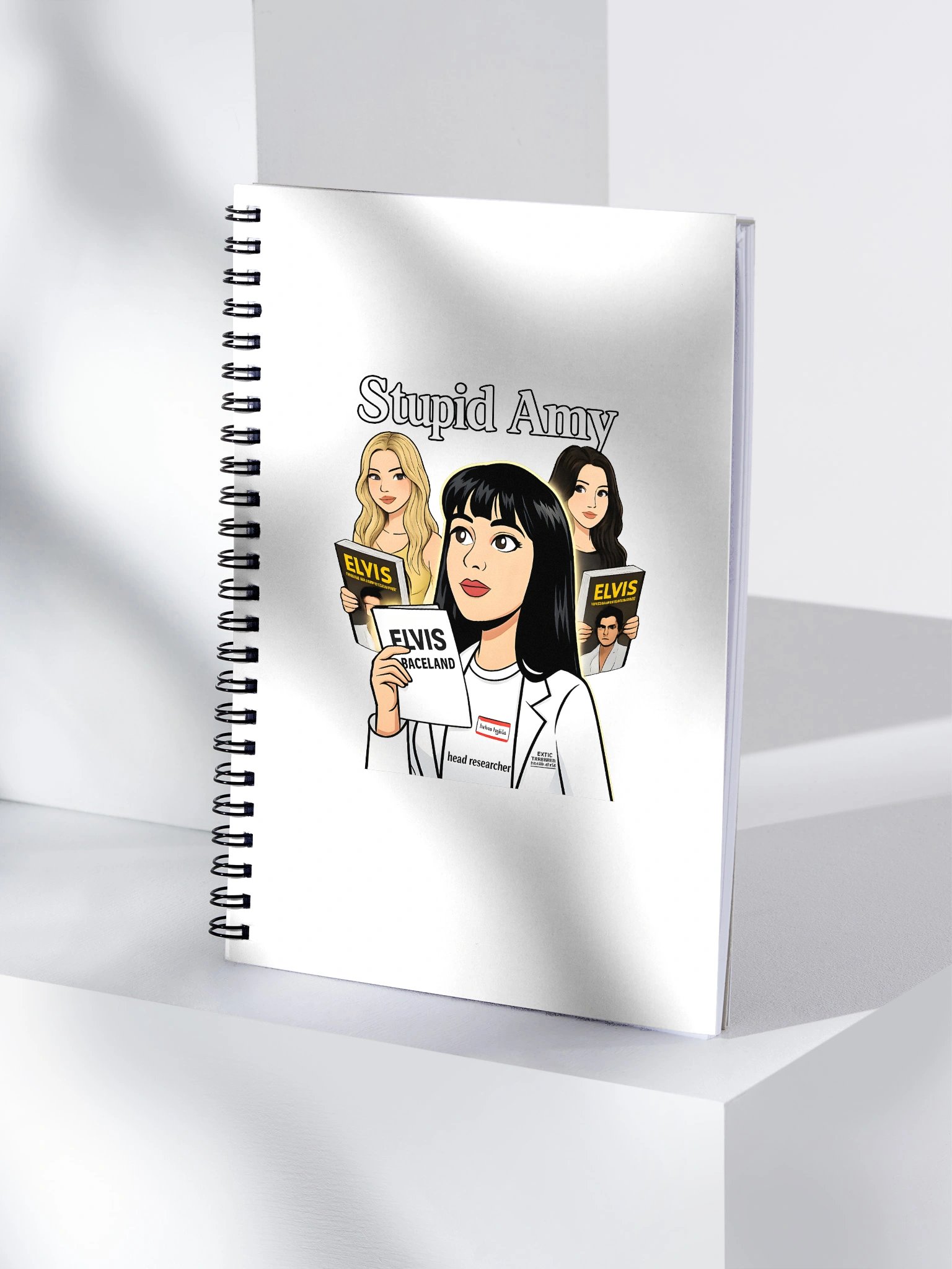 Stupid Amy Elvis Research Notebook product image (4)