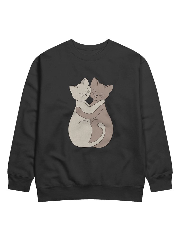 Hugging Cats Friendship Illustration product image (1)
