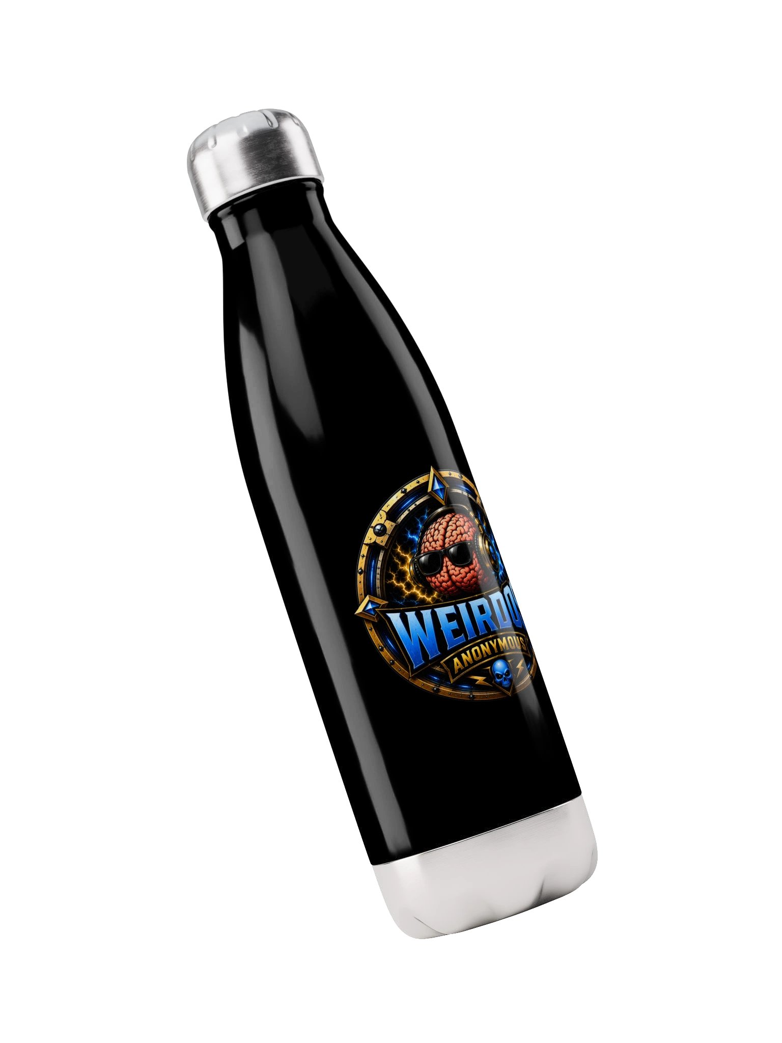 Beard__Oh Weirdos Anonymous Water Bottle product image (3)