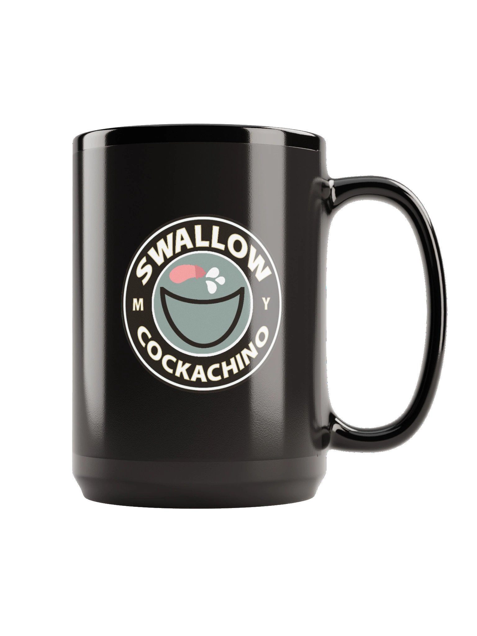Swallow My Cockachino Mug (black) product image (1)