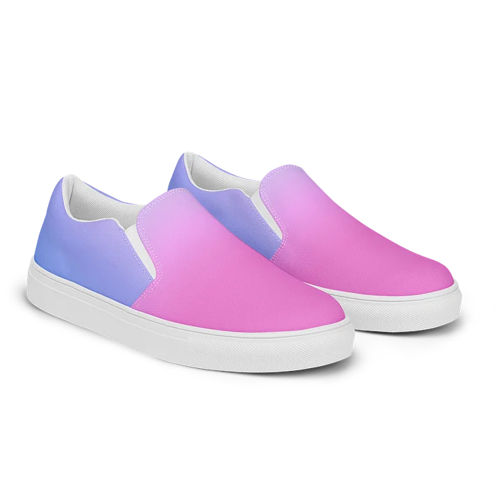Pink to Blue Slip-On Canvas Shoes product image (2)