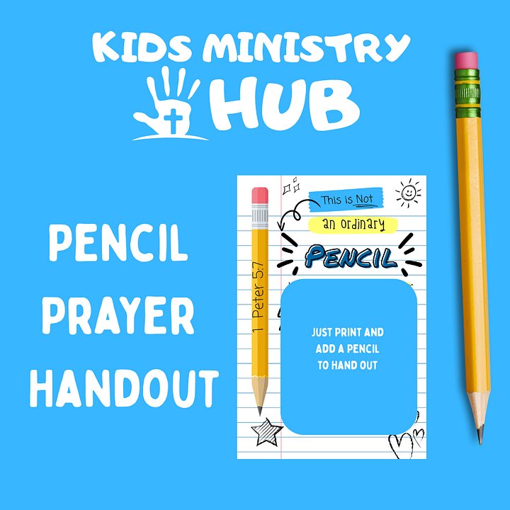Pencil Prayer Handout product image (1)