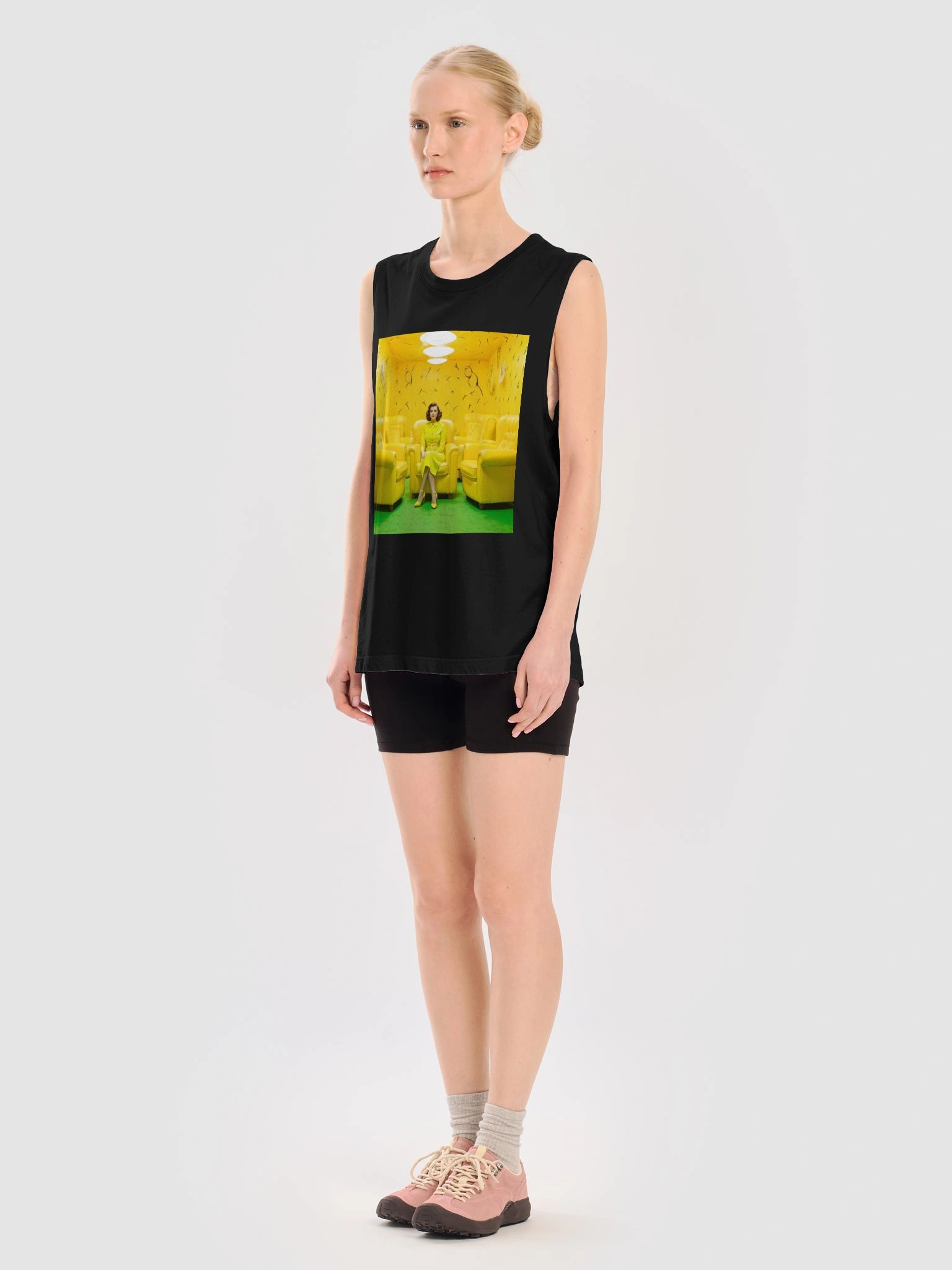 The Yellow Wallpaper 3000 | Bella+Canvas Muscle Tank product image (2)