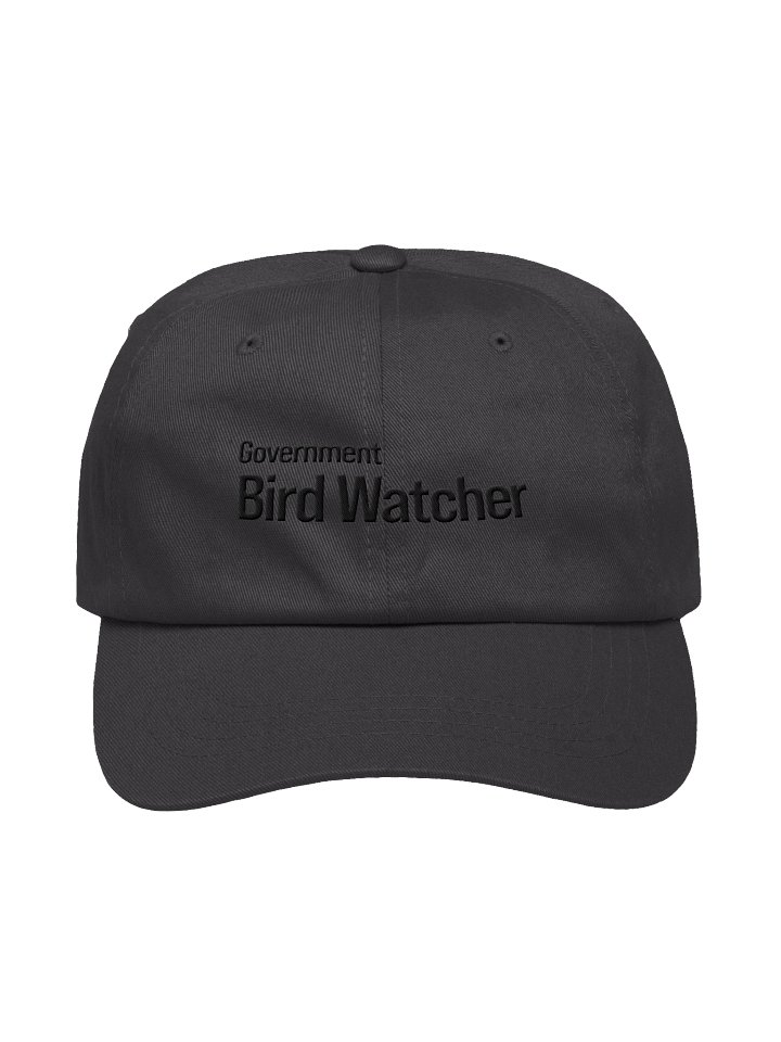Government Bird Watcher Baseball Hat - Black/Black product image (1)
