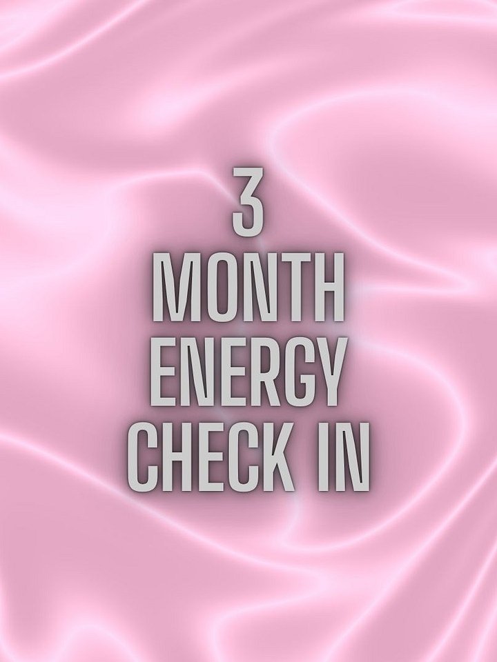3 Month Energy Check In product image (1)