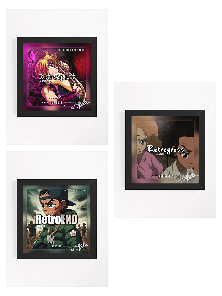 *Signed* Season 1-3 - Framed Artwork Bundle product image (1)