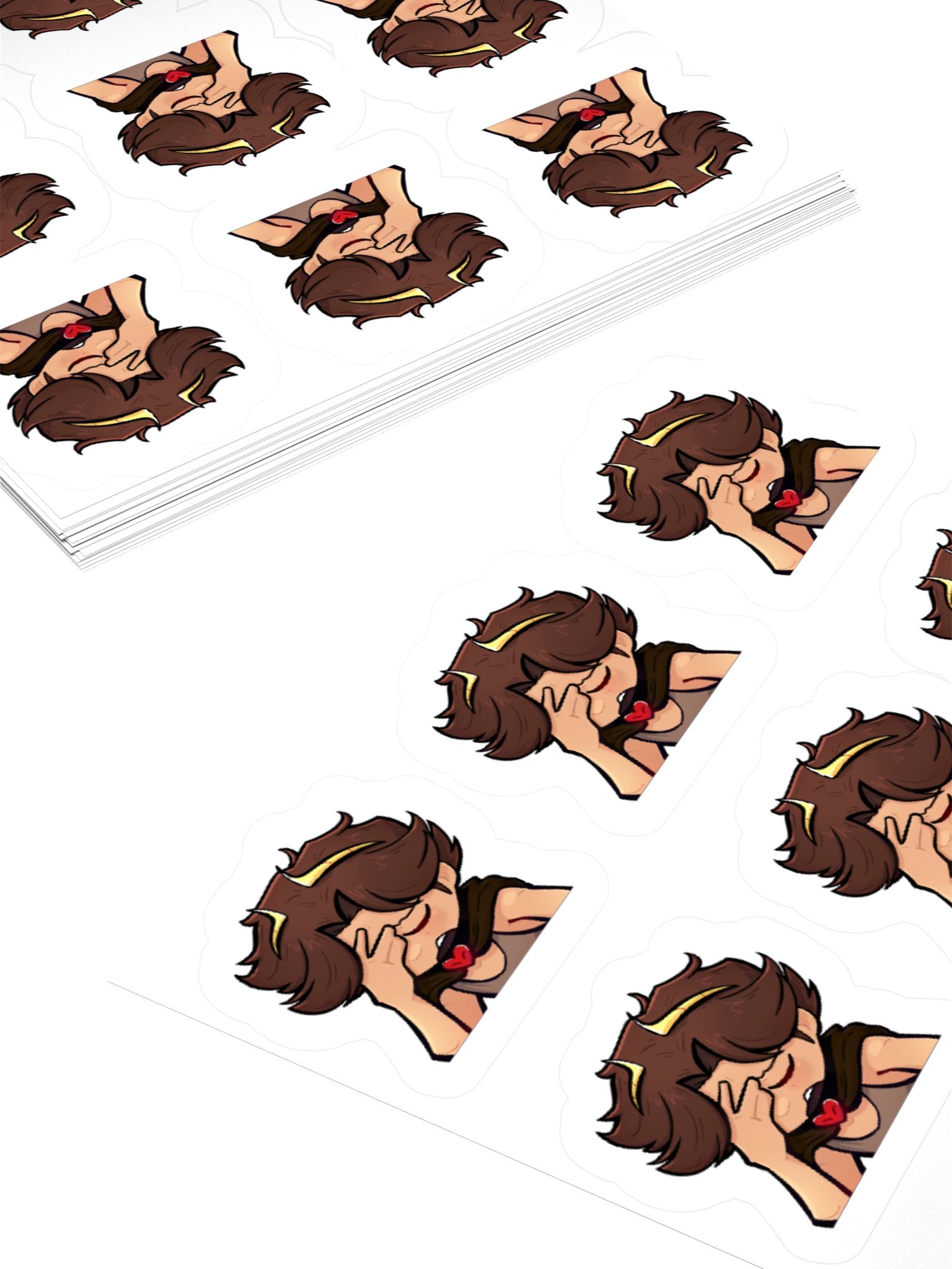 Nukeri Emote Sticker Set - 9x Facepalm product image (11)