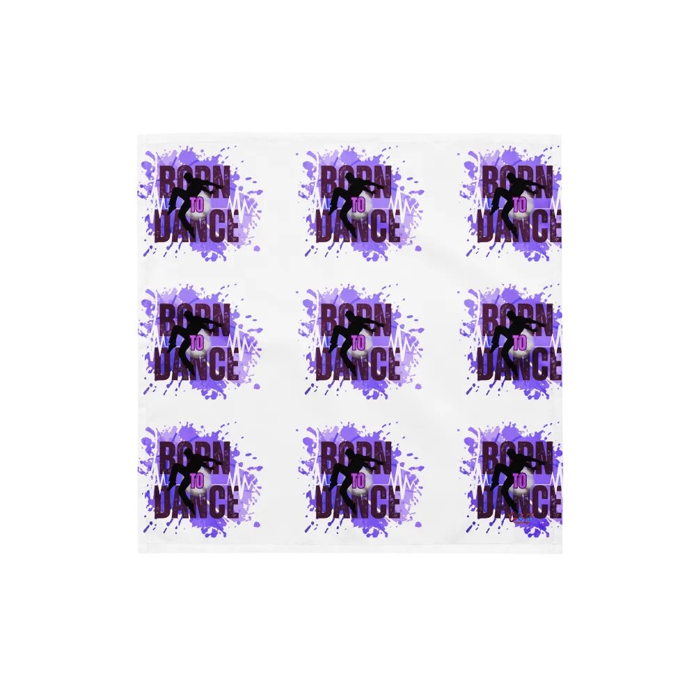 Born to Dance His Silhouette Patterned Print Bandana product image (1)
