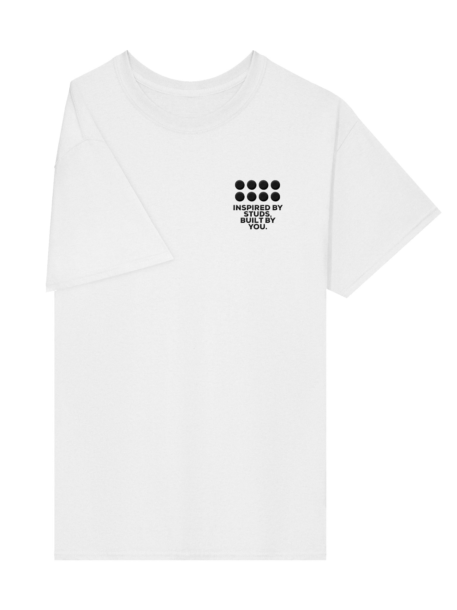 Inspired by Studs Embroidery T-Shirt product image (4)