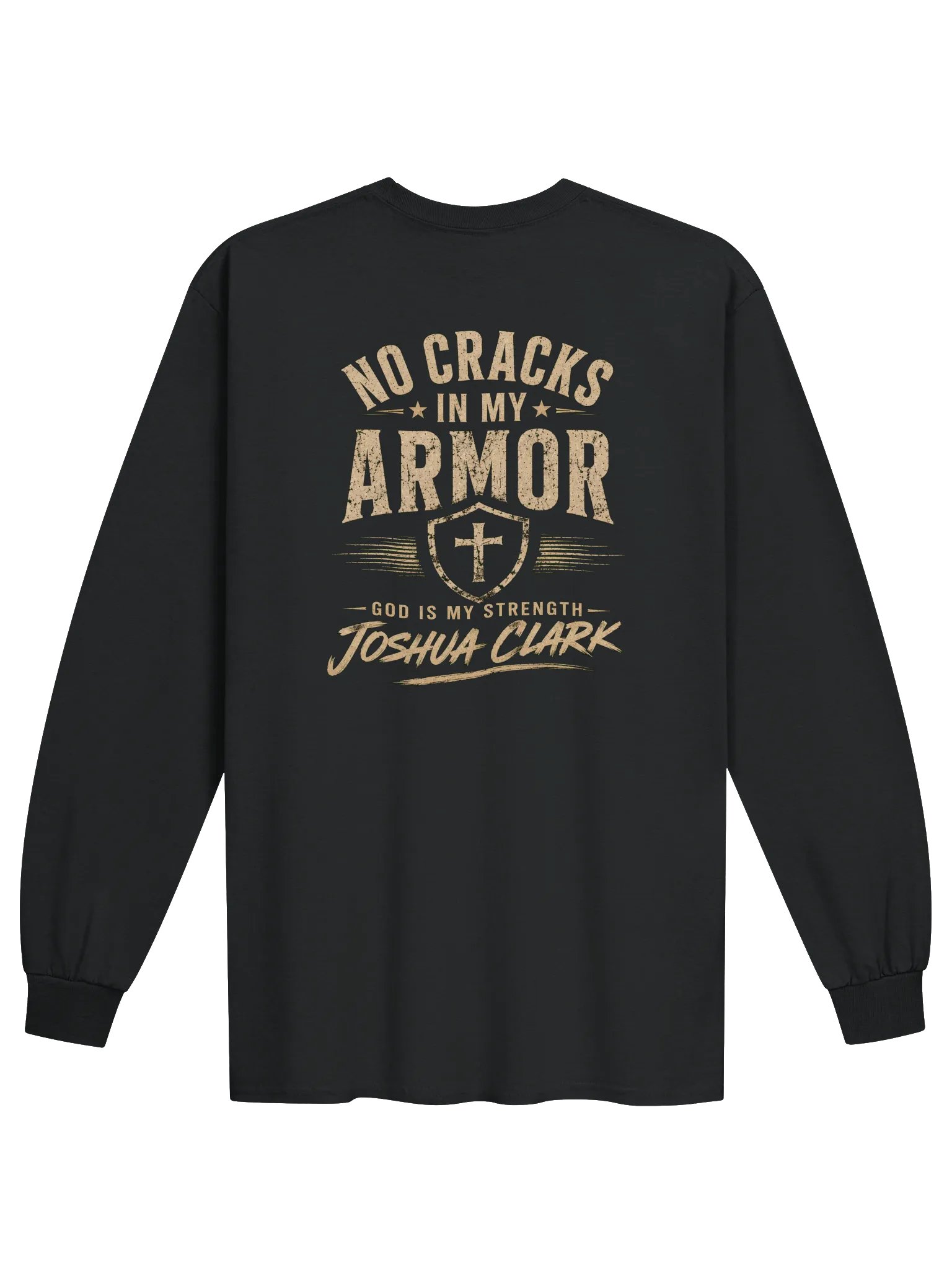 No Cracks In My Armor Gildan Ultra Cotton Long Sleeve product image (2)