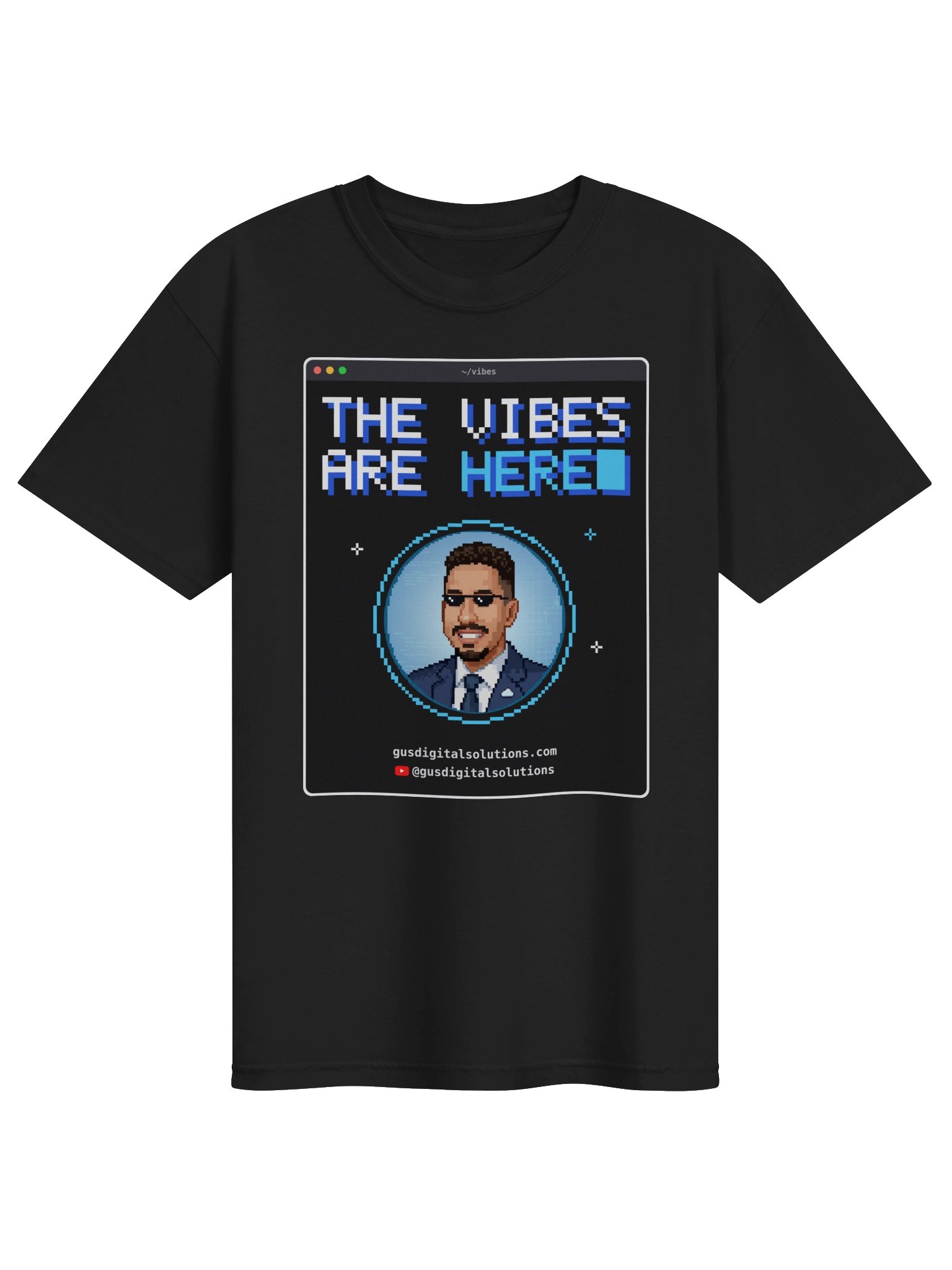 The Vibes Are Here: Pixel Art Vibe Coding T-Shirt for AI Developers product image (1)