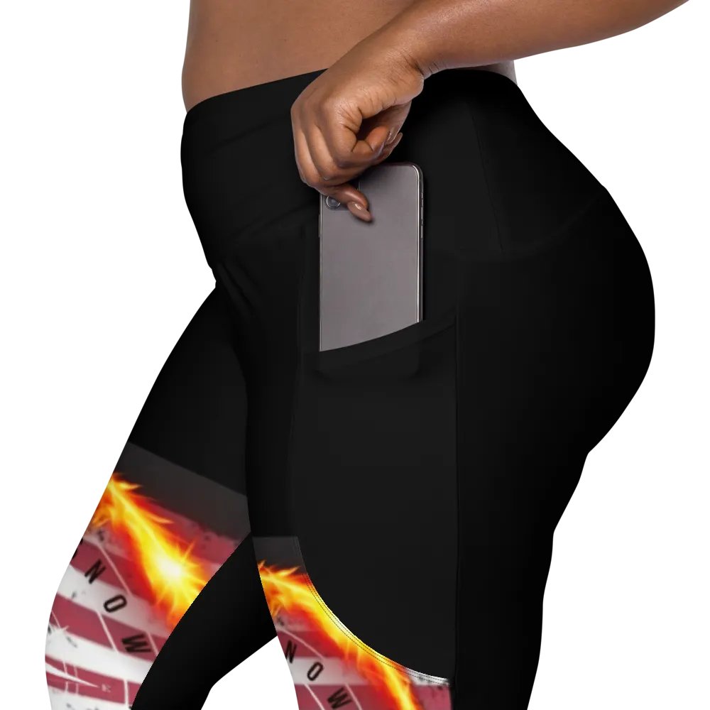 Leggings w pockets black product image (7)