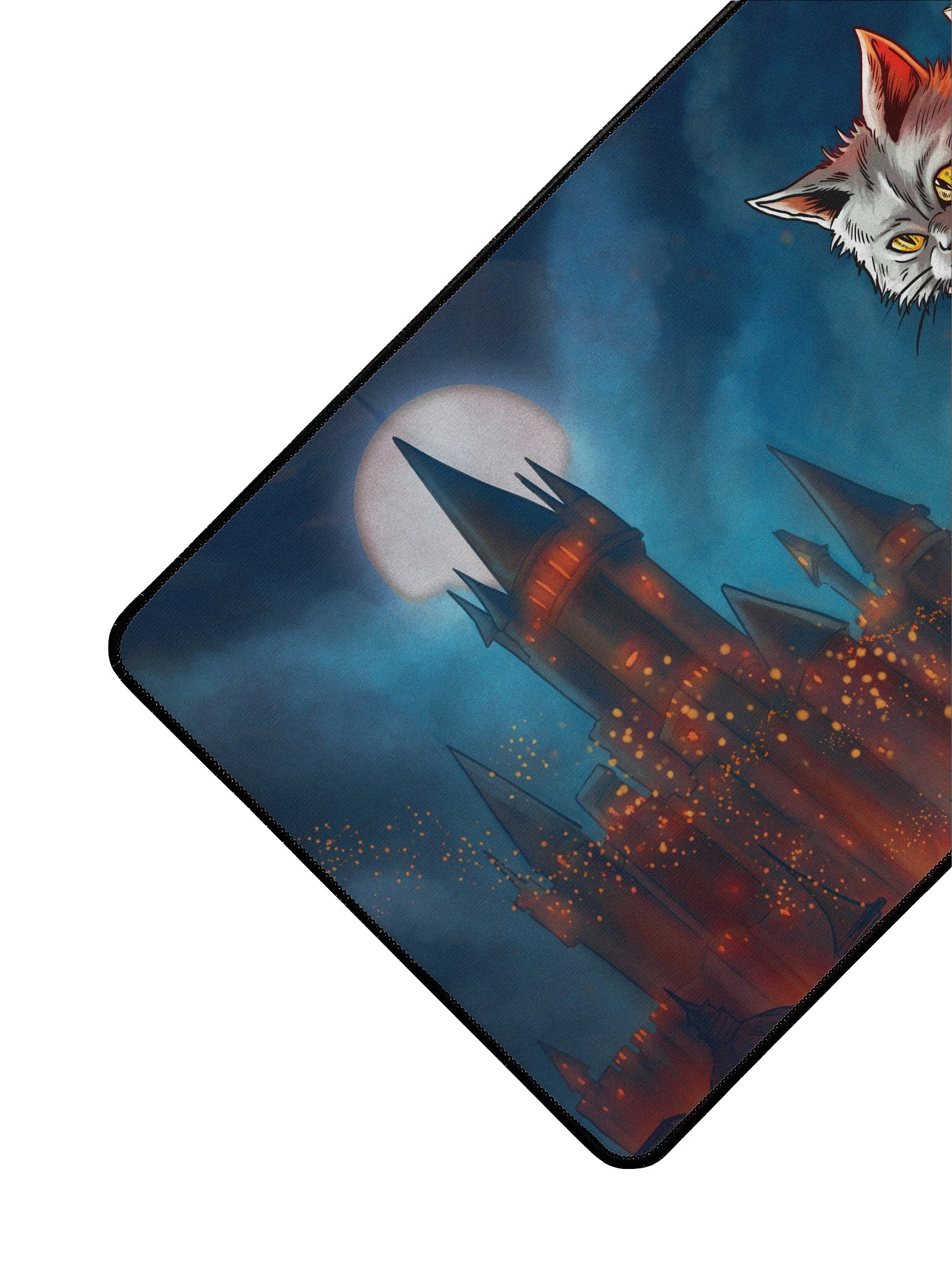 'Big Cat' Hand Drawn Playmat by DarkSideTokens! product image (3)