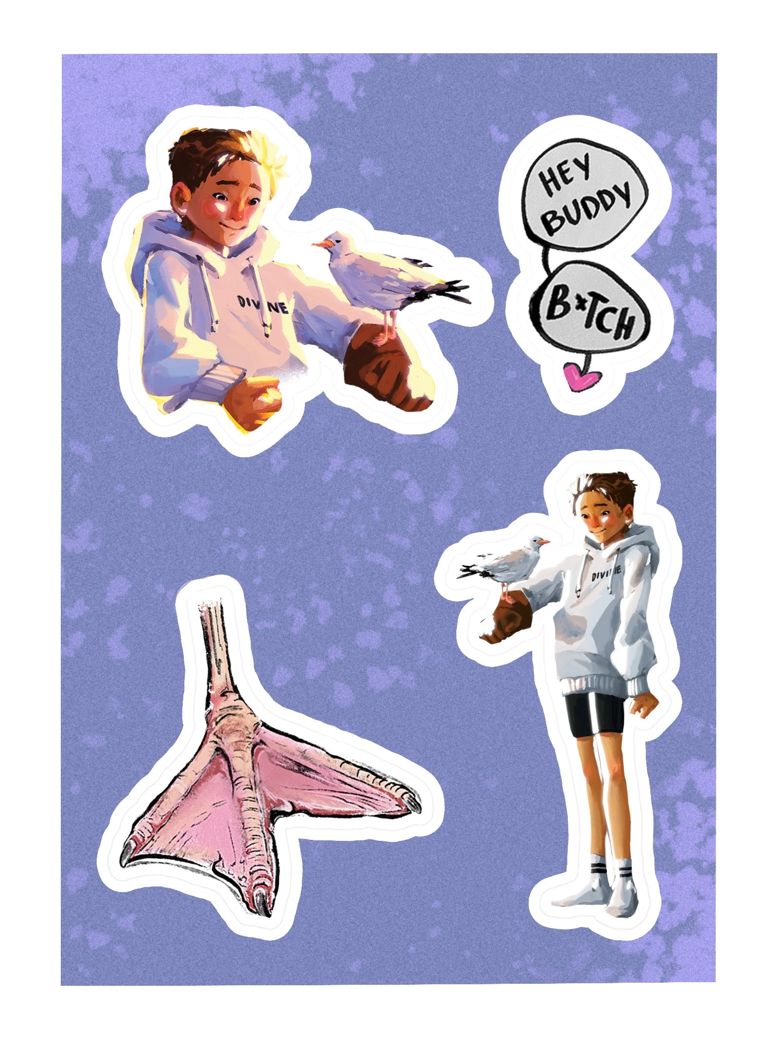 Little Buddy Sticker Pack! product image (3)
