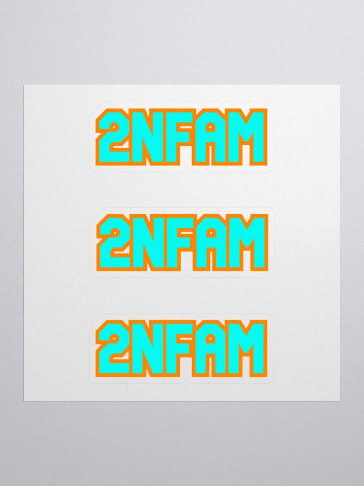 2NFAM 3x Stickers product image (1)