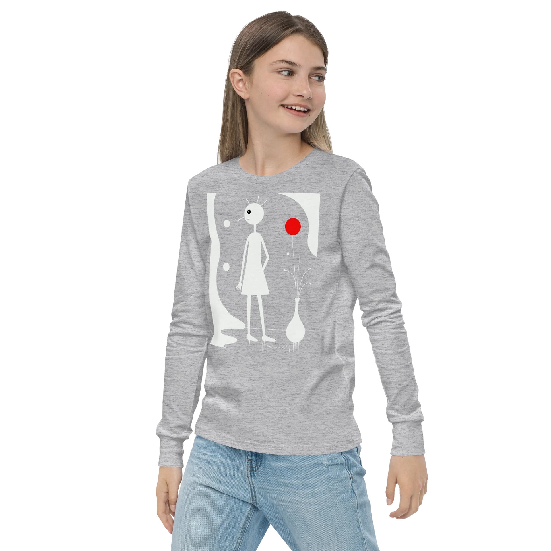 Bella+Canvas Youth Long Sleeve T-Shirt product image (3)