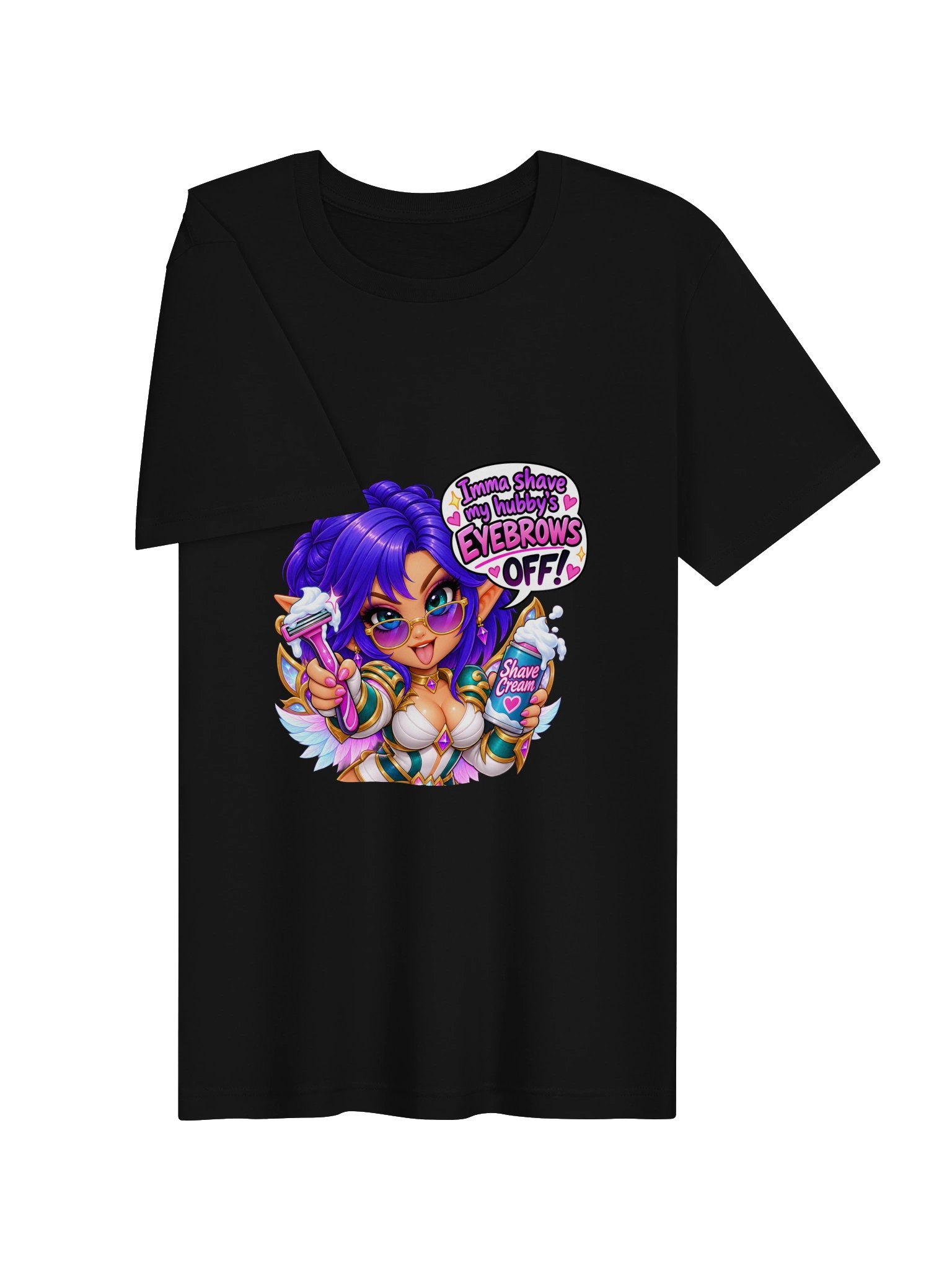 Guild Leader Quote Series - Aria shaving her husband's eyebrows - Unisex t-shirt product image (3)