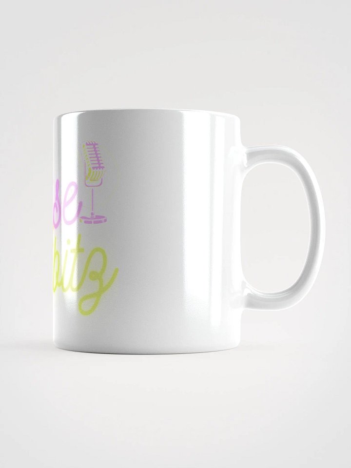 White Crise Kibitz Podcast Mug product image (1)