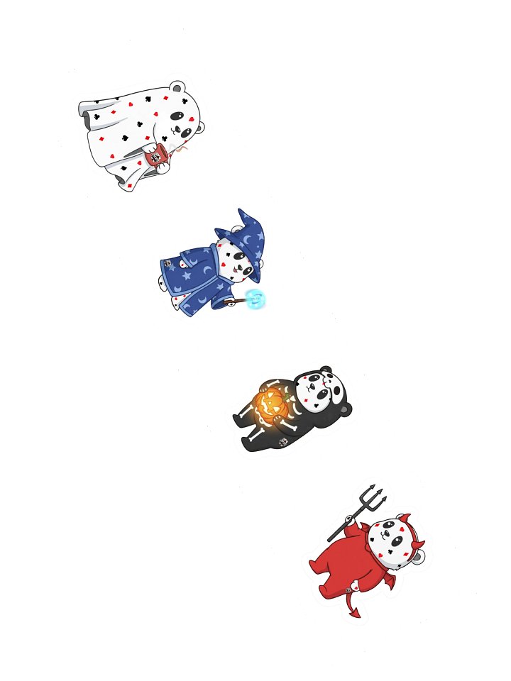 Beary Spooky Sticker Set product image (2)