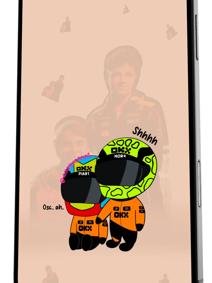 Landoscar Las Vegas GP 2024 - Phone Wallpaper product image (1)