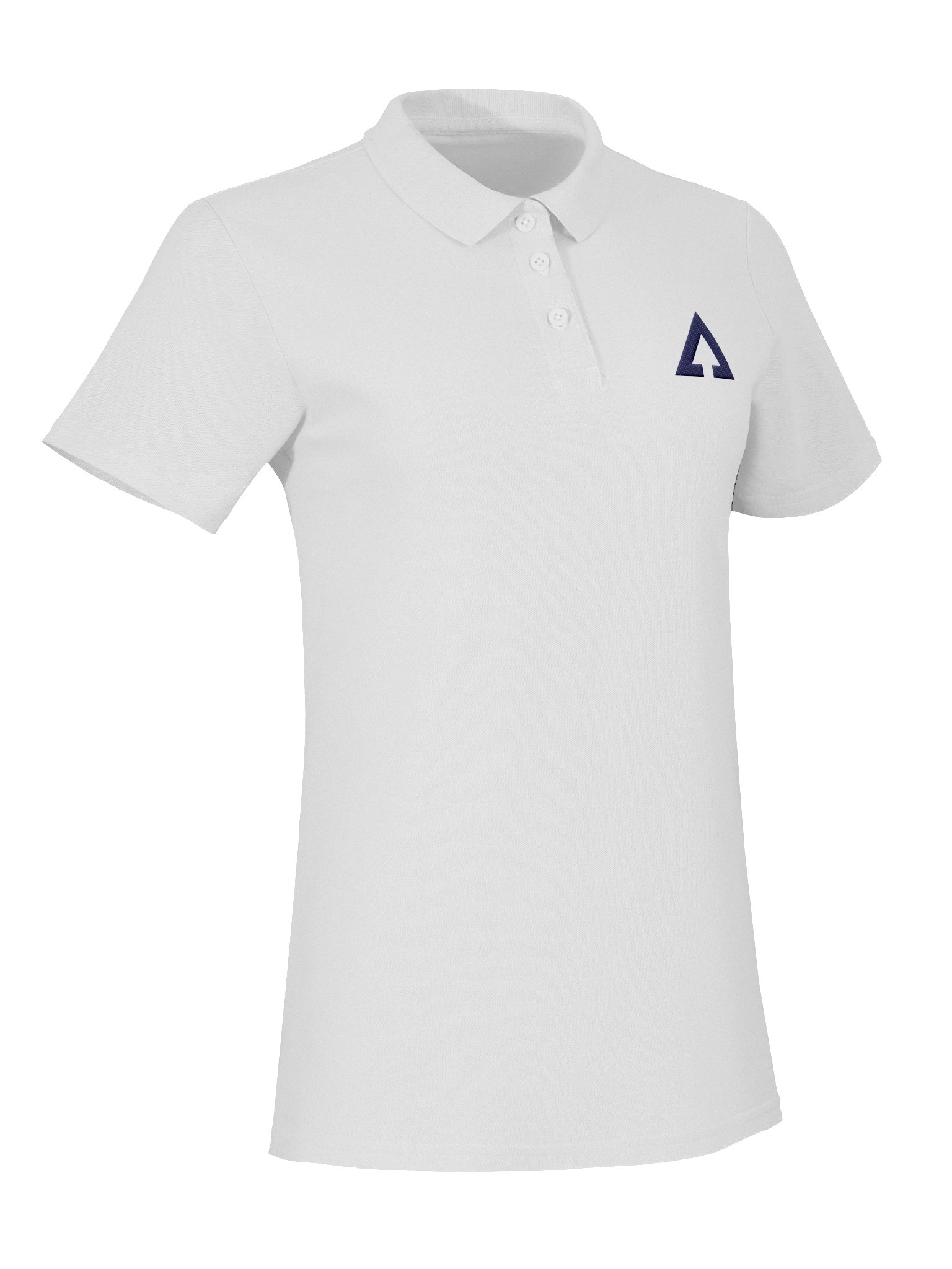 Singular Triangle - Embroidered Women's Polo Shirt - Light product image (3)