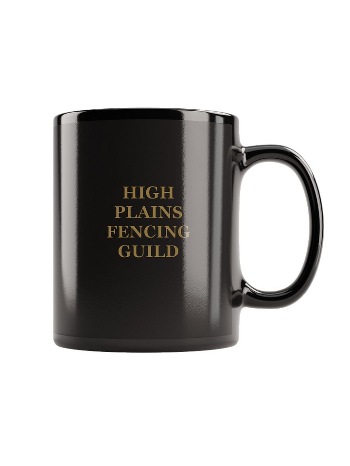 Black High Plains Fencing Guild Emblem Mug product image (2)
