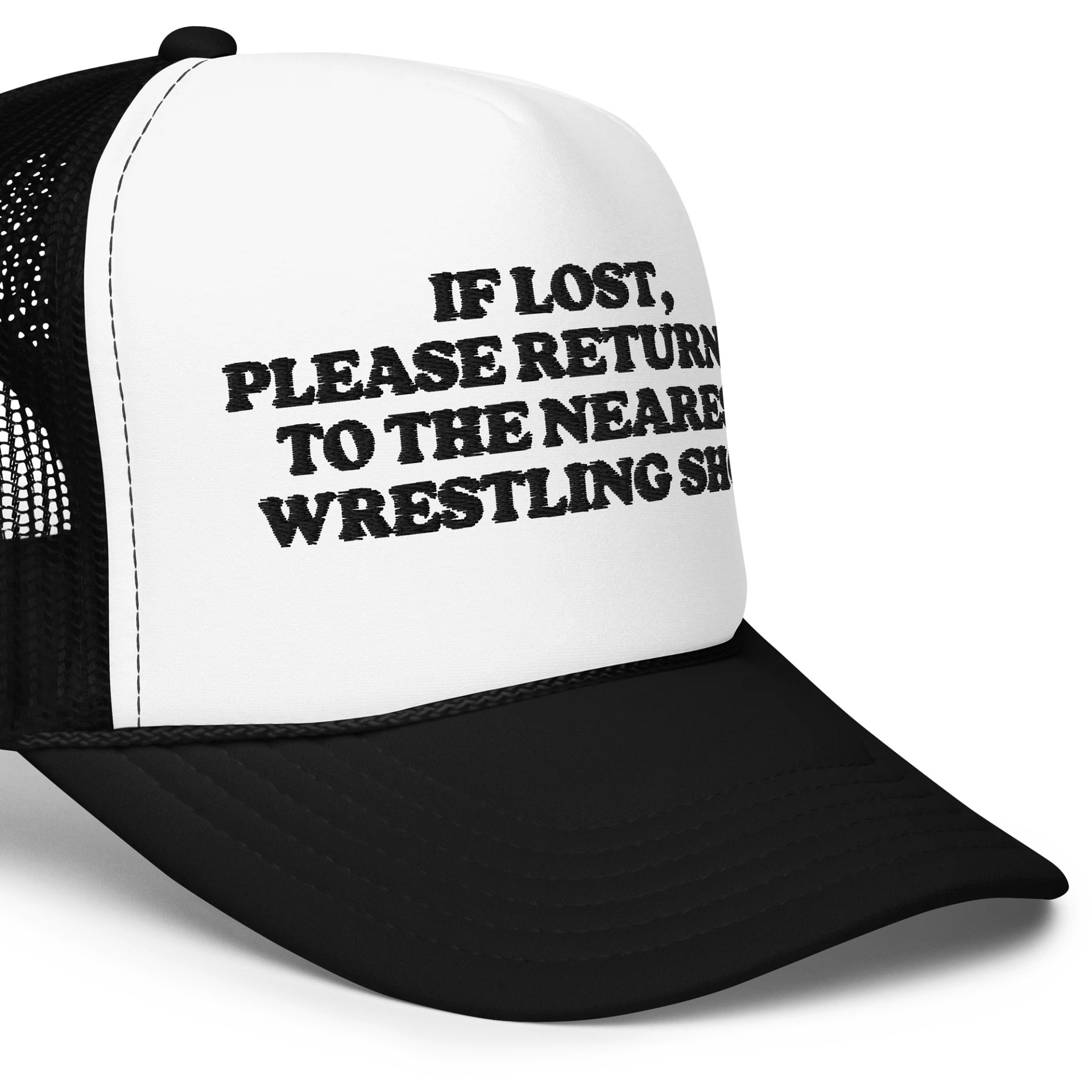 All Roads Lead To Wrestling Embroidered Trucker Hat product image (5)