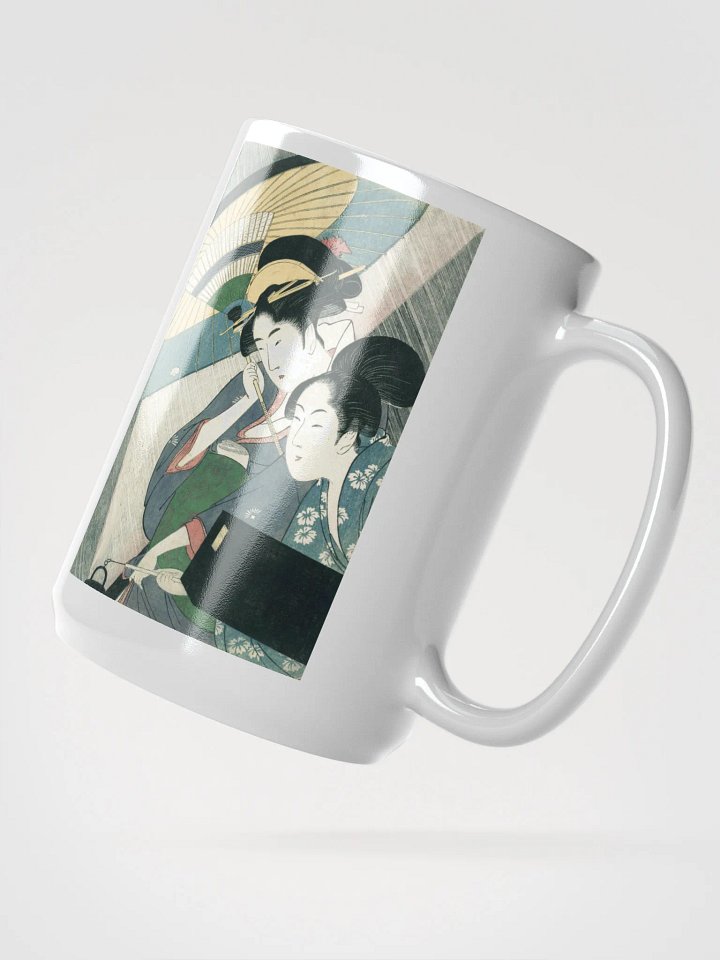 Two Japanese women with an umbrella Mug product image (2)