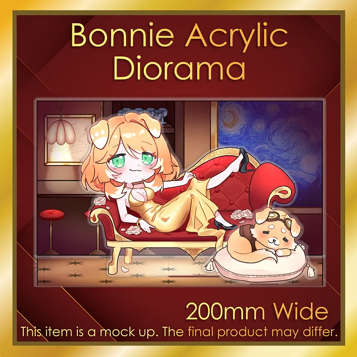 Bonnie Barkswell Anniversary Acrylic Diorama [PREORDER] product image (1)