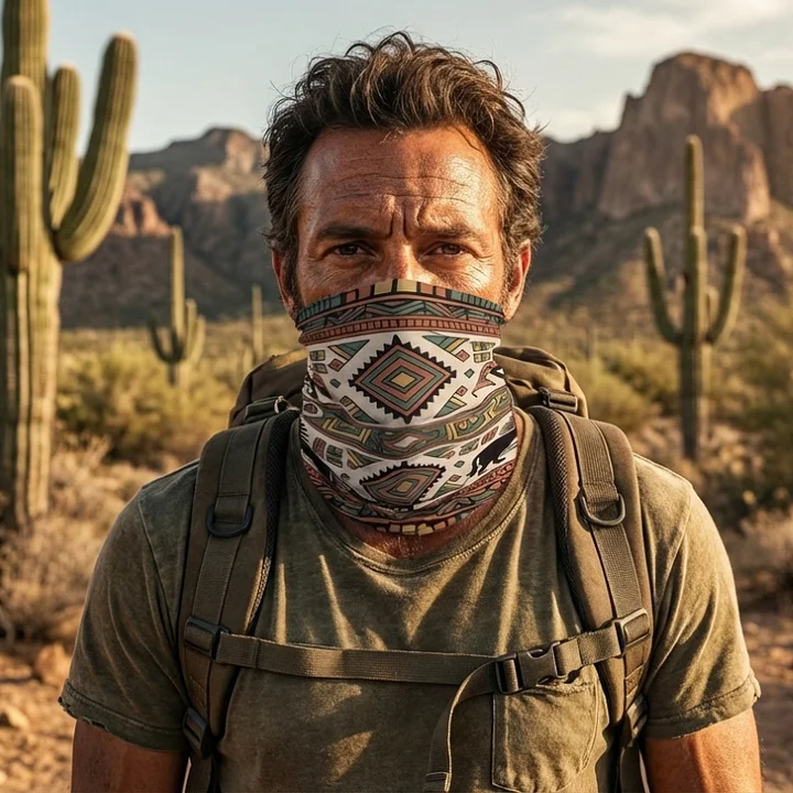 Nomad Neck Gaiter – Mexican Symmetry Edition 04 product image (1)