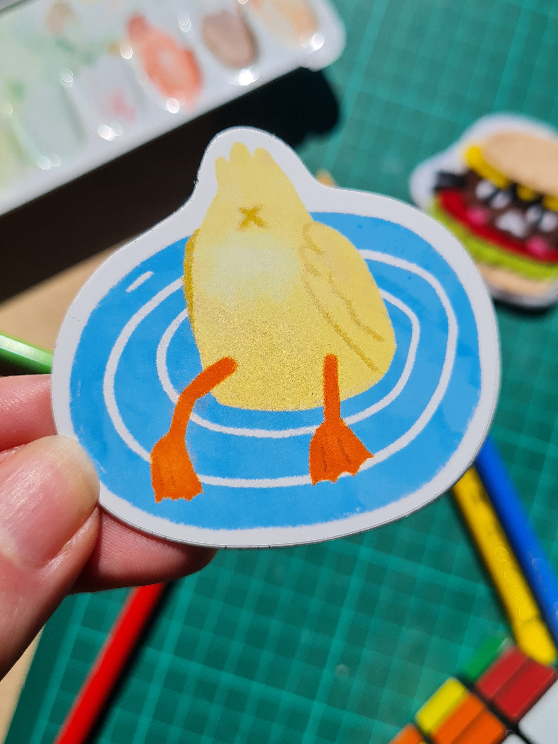 Duck Bum Vinyl Sticker product image (1)