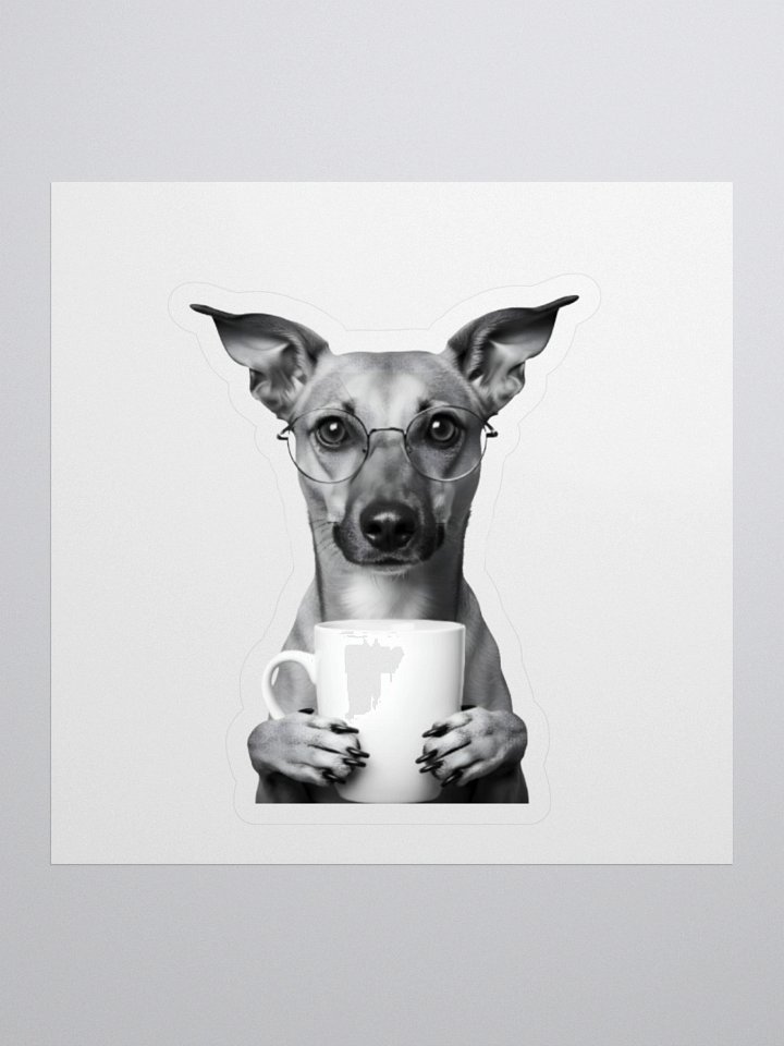 Potcake and Coffee Sticker product image (1)