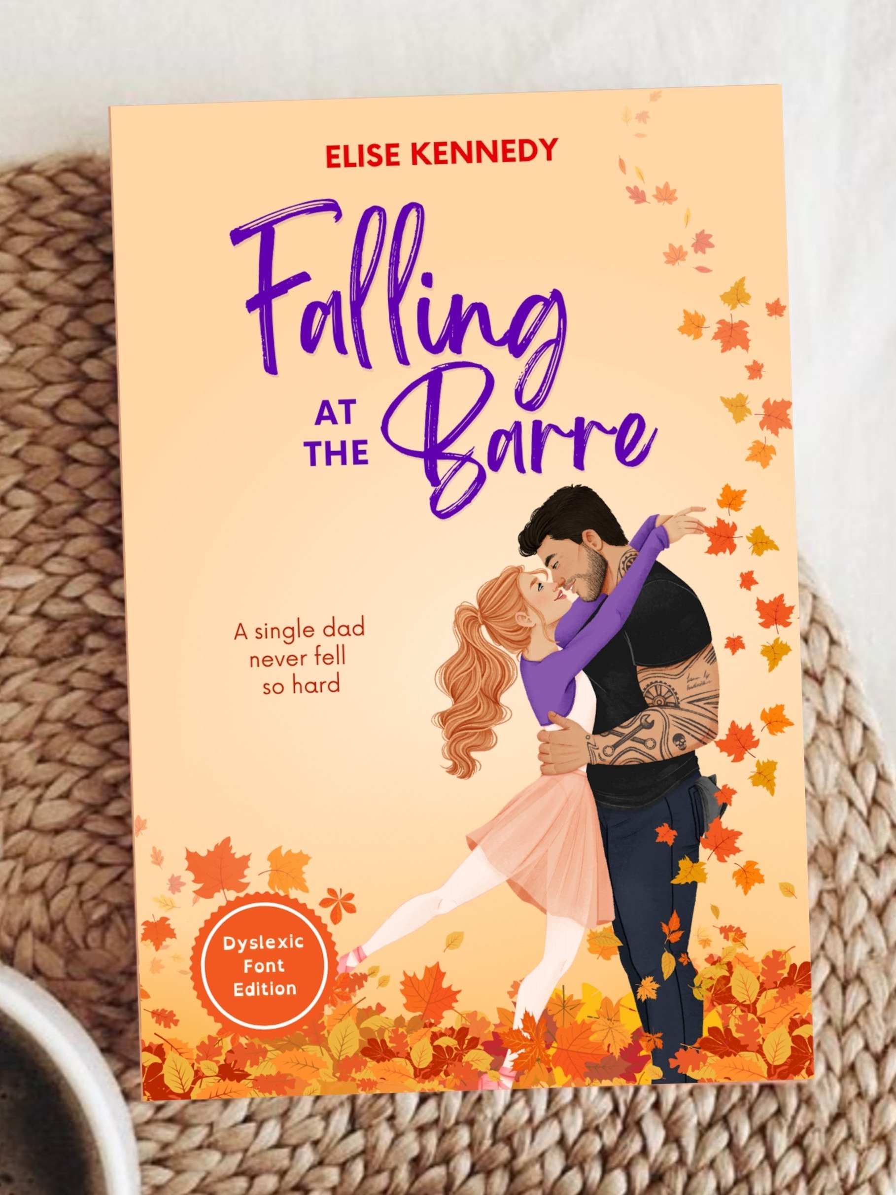 Dyslexic Friendly Edition: Falling at the Barre (signed paperback) product image (1)
