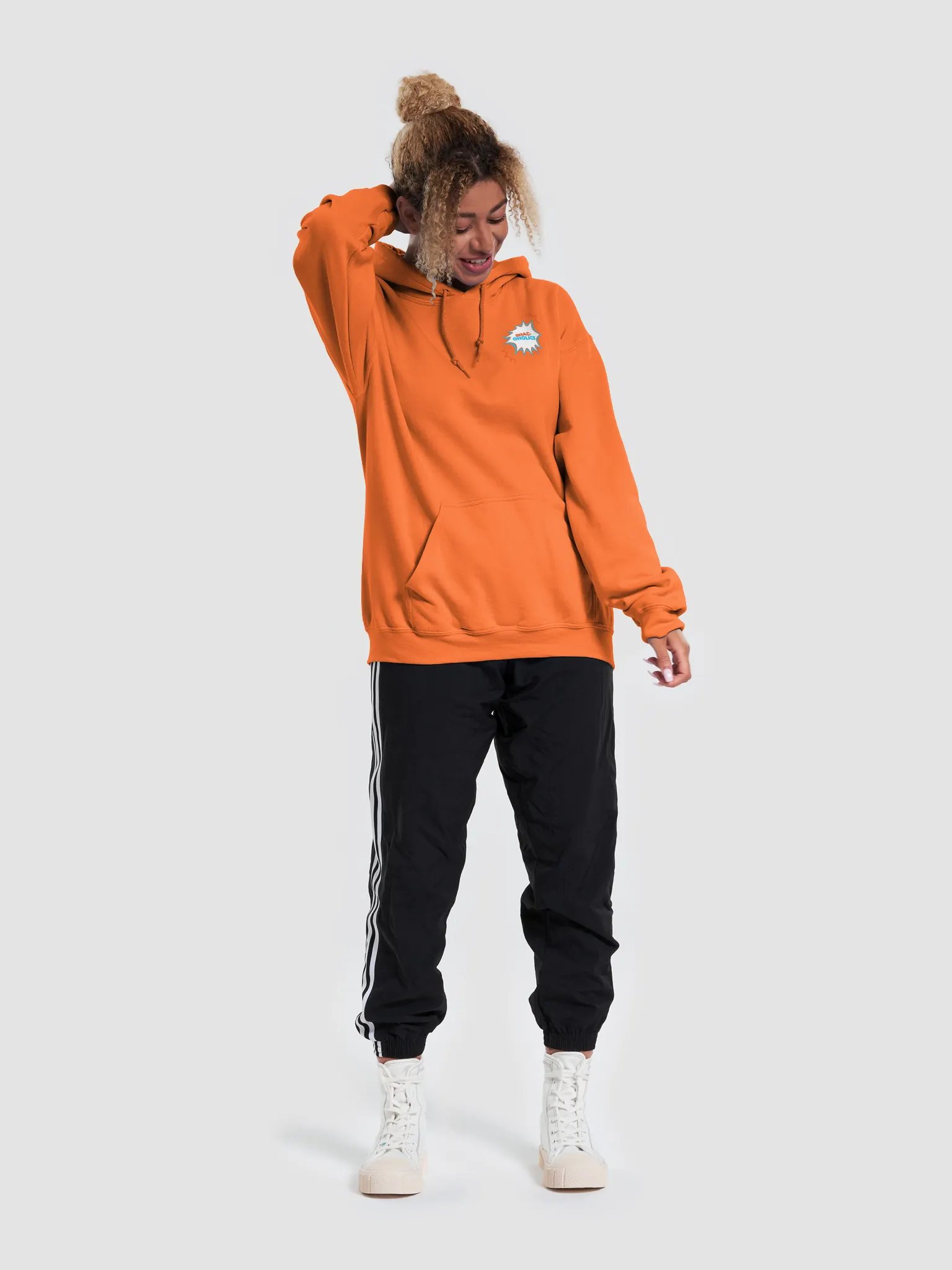 Explosive Orange NoPe Shac-oholics Hoodie product image (5)
