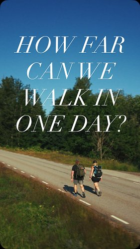 Tomorrow, adventure awaits❤️ How far can we walk in one day?