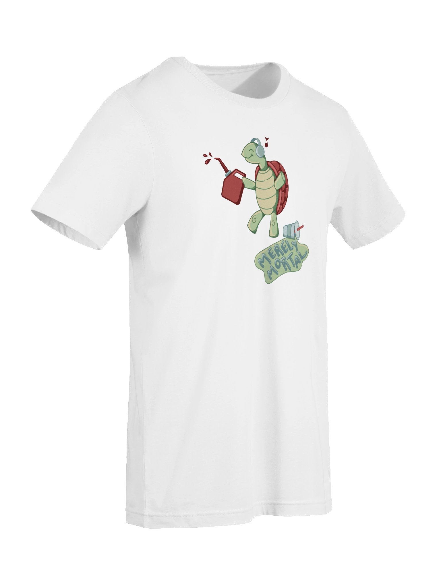 Exclusive Design: Merely Mortal's Dancing Gas Station Turtle Unisex T-shirt XS - 5XL product image (6)