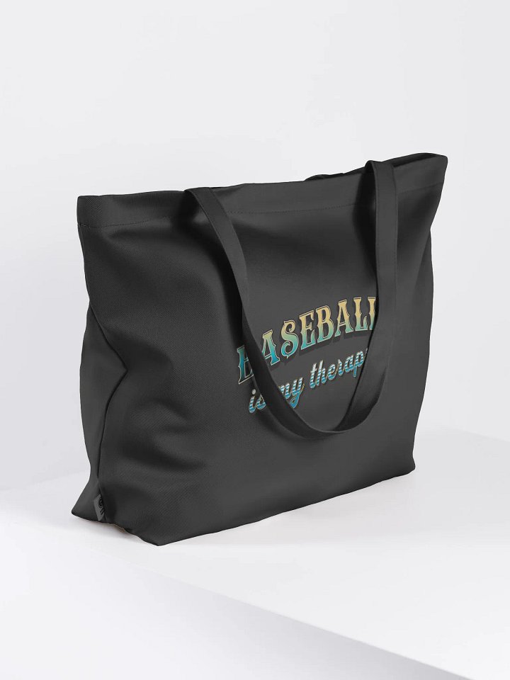 Baseball Is My Therapy Vibes Tote product image (4)