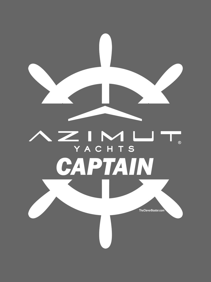 Azimut Yachts - T-Shirt - Dark Shirt w/White Logo product image (68)