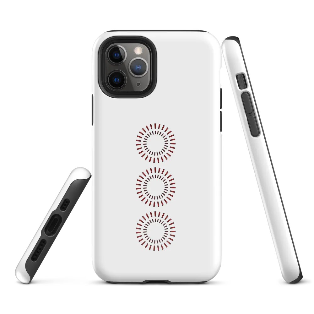 Red Circle Tough Case for iPhone® product image (3)