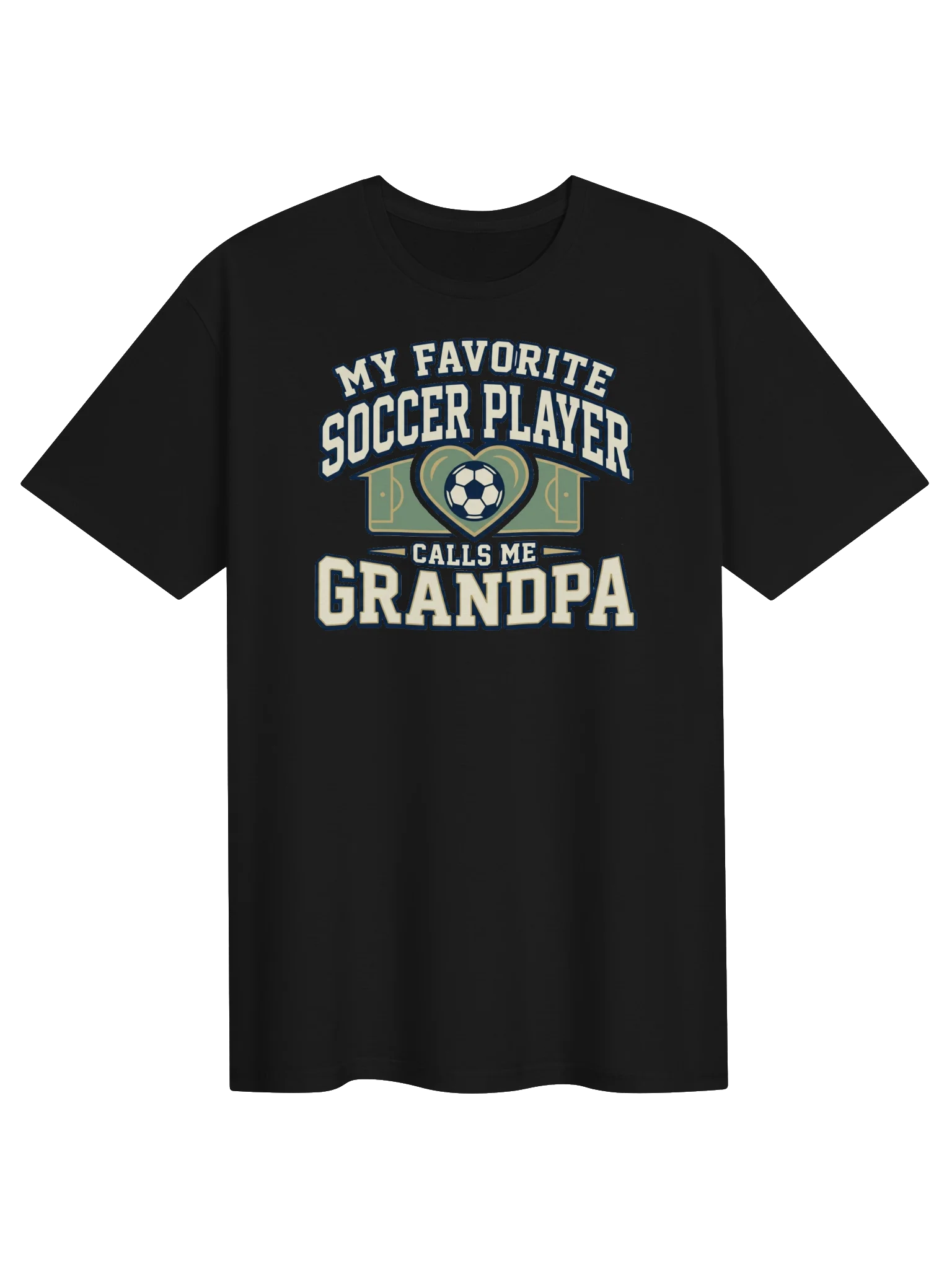 My Favorite Soccer Player Calls Me Grandpa Soccer Tee product image (6)