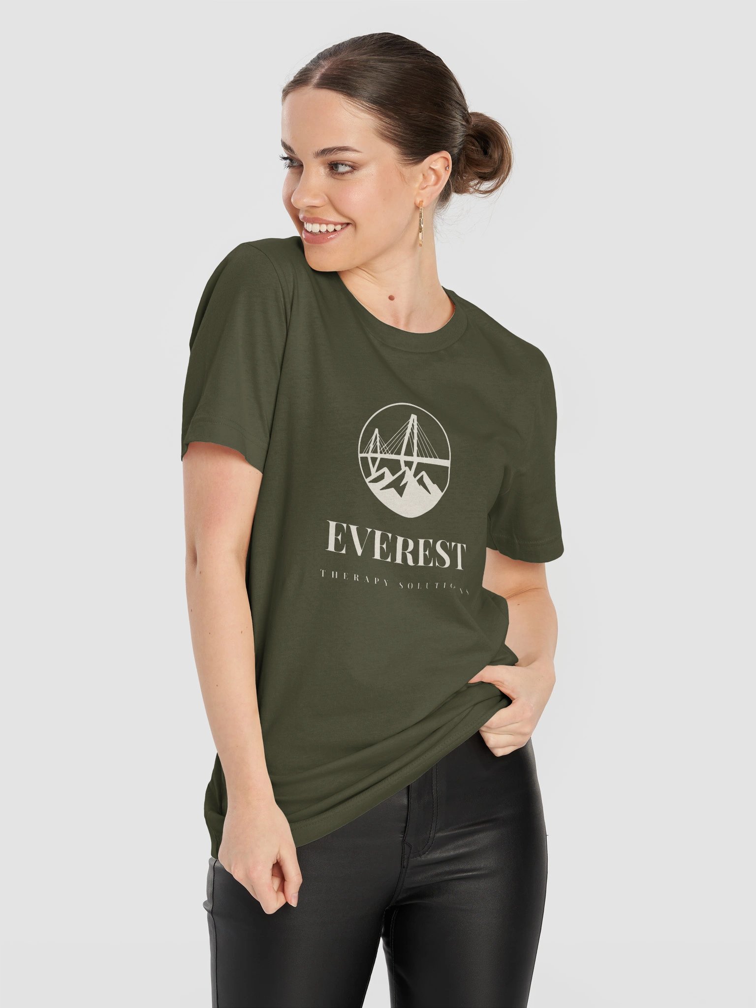 Everest Therapy Solutions — Growth. Connection. Possibility. Tee (Military Green) product image (11)