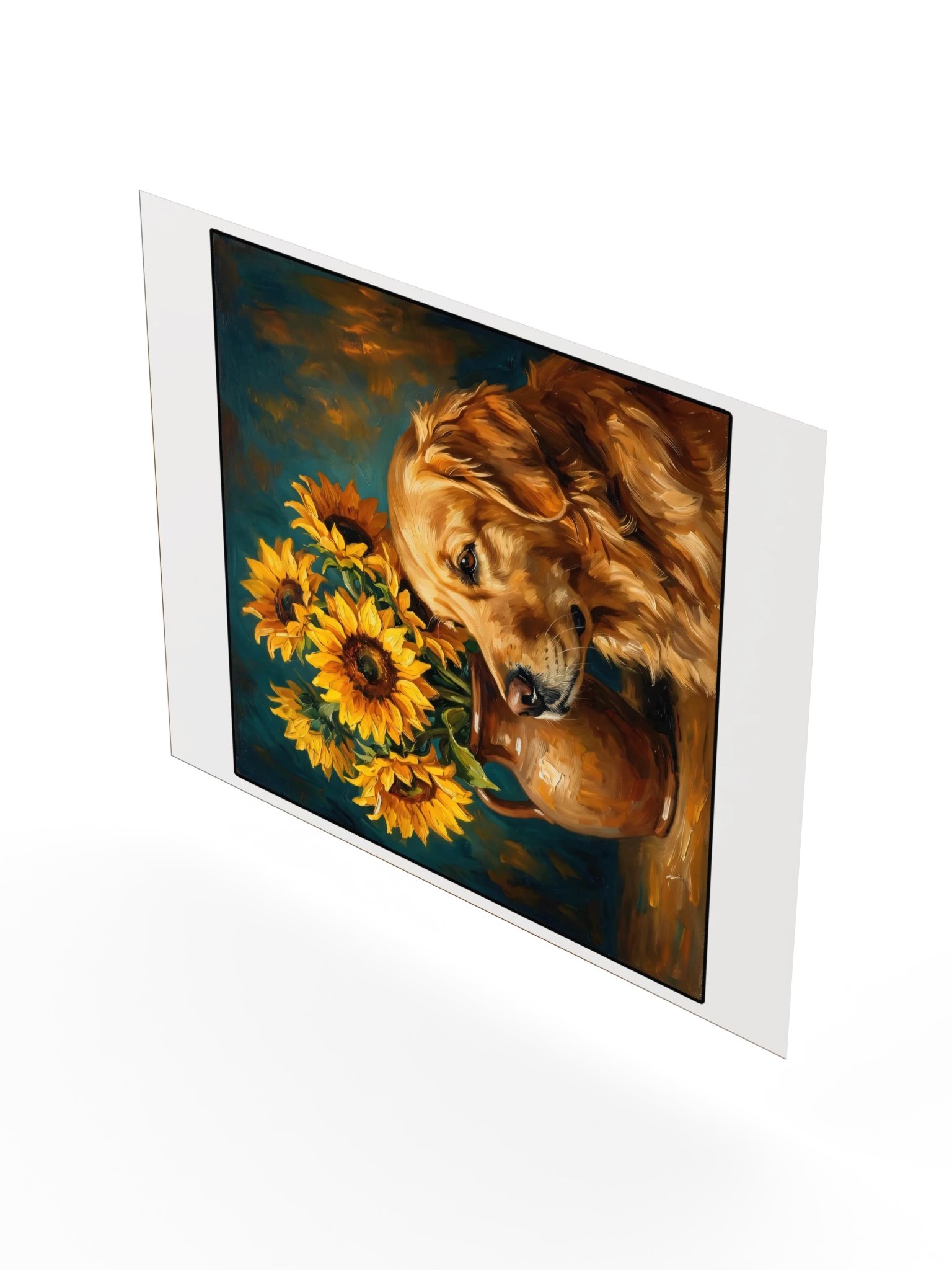 Sunflowers Golden Poster product image (22)