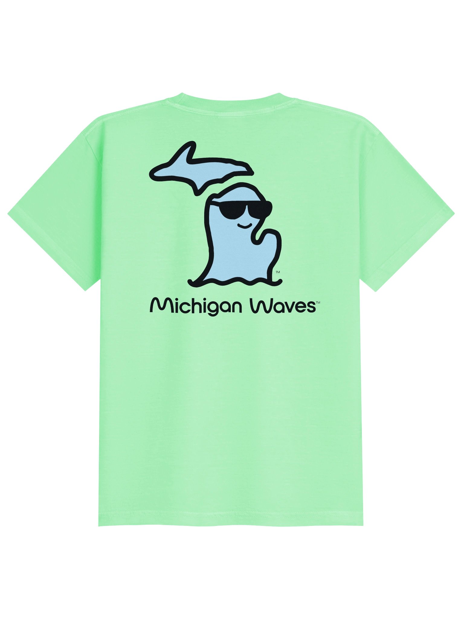 Michigan Waves™ Youth Heavyweight T-shirt product image (5)